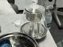FUNORK 37X23全自动底部上水电热烧水壶家用抽水泡茶专用保温茶台一体机茶桌茶几嵌入式茶具套装 1L 黑色 - 蒸茶款（嵌入37x23cm） 实拍图