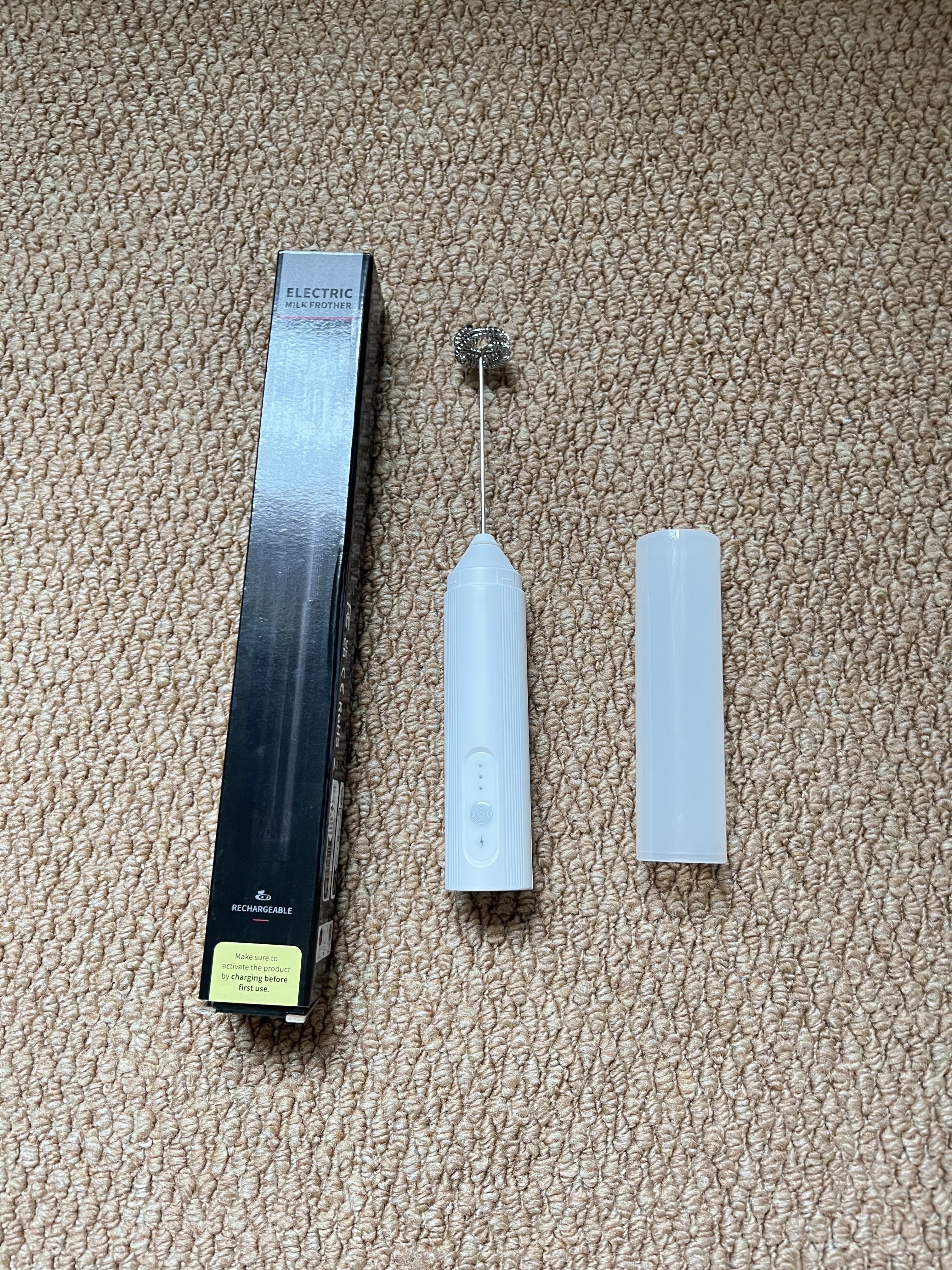 COOKSS电动打奶泡器家用咖啡奶泡器牛奶打泡器手持搅拌器迷你打蛋器 实拍图