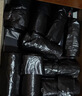 利得背心垃圾袋黑色50*60cm90只双面2.4丝大号加厚可降解垃圾袋 实拍图