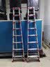 创硕 家用梯人字梯工程梯子铝合金梯货梯架 【七步梯红】加强加固款 实拍图