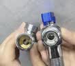 九牧（JOMOO）铜阀体全开大流量三角阀燃气热水器角阀水阀单冷加厚球阀74105 实拍图