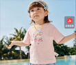 巴拉巴拉童装儿童短袖t恤男童女童2026新款夏装纯棉速干亲子装上衣 实拍图