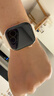 Apple/苹果 Watch S11 智能手表GPS款42毫米玫瑰金色铝金属表壳淡桃粉色运动型表带S/M MEUN4CH/B 实拍图