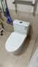 九牧（JOMOO）马桶 家用虹吸式马桶大冲力节水坐便器 防臭瞬冲 易洁抗菌马桶 行业爆款-升级无棱内壁11370-400坑 实拍图