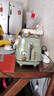 德龙（Delonghi）面包机 复古家用小型吐司机烤面包片 加热解冻三明治早餐多士炉 CTO2003.VGR 橄榄绿 礼物 实拍图