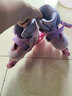 迪士尼（Disney）轮滑鞋儿童3-6-12岁闪光初学溜冰鞋女童可调旱冰直排滑轮鞋 实拍图