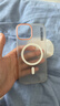 暴走适用苹果15手机壳 iphone15保护套 磁吸柔砂肤感透色轻薄简约撞色硬壳保护壳 柔雾白 实拍图