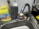 美的（Midea）净水器水龙头过滤器家用自来水滤水器直饮前置过滤器厨房卫生间通用除水垢除余氯双出水可清洗滤芯 一机三芯【两年免换滤芯】 实拍图