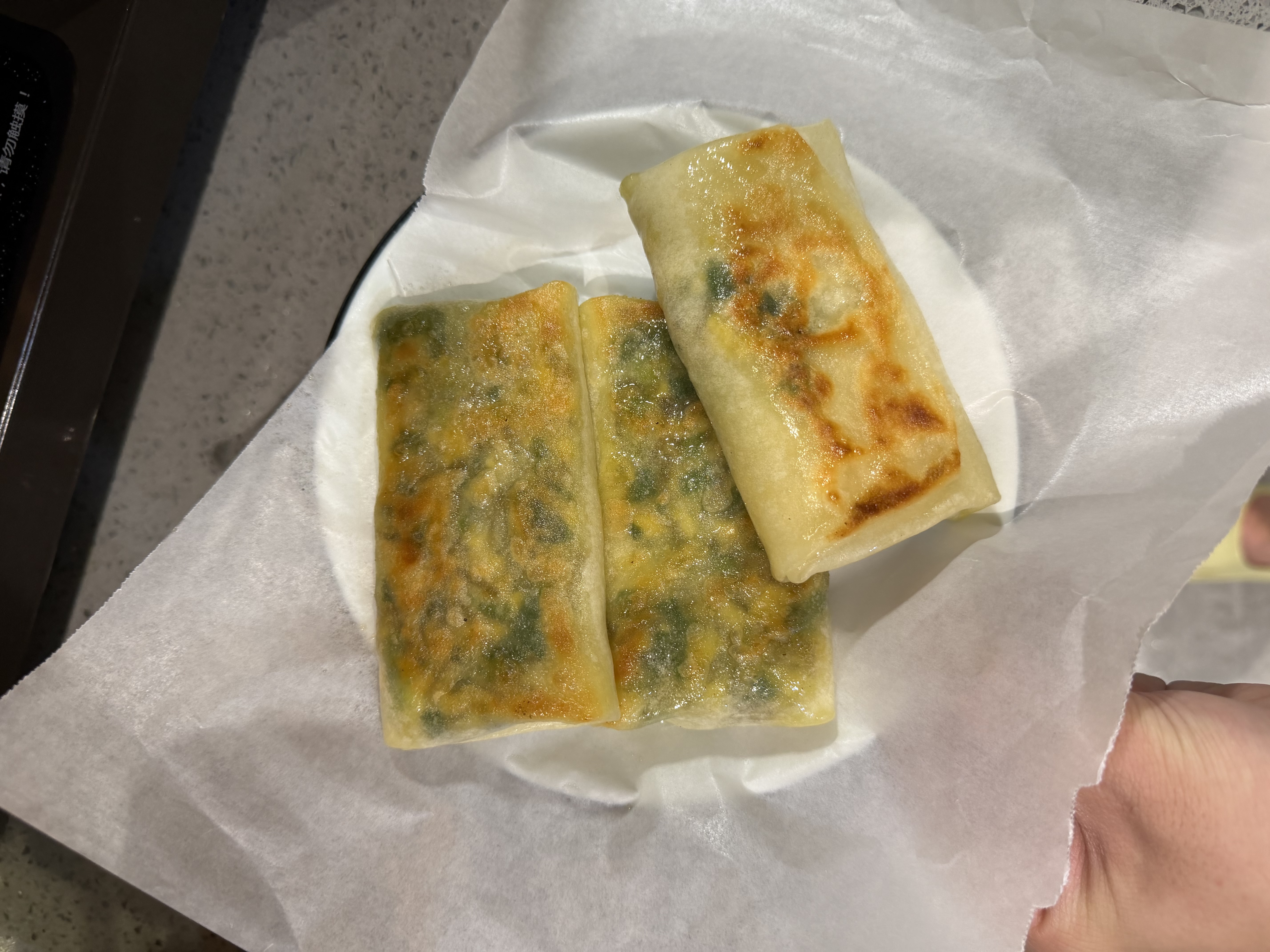 悦味纪 松茸纸皮韭菜盒子240g*3包 9个 手工菜龙菜蟒 韭菜鸡蛋馅饼早餐 实拍图