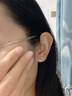 BJYLS999足银玫瑰花耳钉女养耳洞耳线耳环不易过敏免摘纯银耳饰送女友 999足银玫瑰花金色 一对（耳钉款） 实拍图