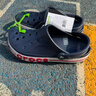 卡骆驰（CROCS）【采销直播】贝雅卡骆班洞洞鞋轻便耐磨一脚蹬休闲鞋|205089 深蓝/辣椒红-4CC 43 (270mm) 实拍图