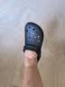 卡骆驰（CROCS）新款厚底云朵洞洞鞋送女友礼物206750 黑色   37-38 实拍图