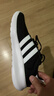 阿迪达斯（adidas）男鞋跑步鞋运动鞋轻便减震防滑休闲鞋 黑/白 44.5 实拍图