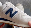 NEW BALANCE NB574官方休闲鞋男鞋女鞋夏季休闲复古舒适透气百搭轻便运动鞋 灰色 ML574LGI 40 (脚长25cm建议拍大半码) 实拍图