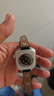 Apple/苹果 Watch S11 智能手表GPS款42毫米银色铝金属表壳雾紫色运动型表带S/M MEUT4CH/B 实拍图