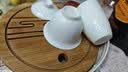 元青佳盛整套功夫茶具中国白羊脂玉瓷陶瓷茶具套装盖碗公杯茶漏三件套 晒单实拍图