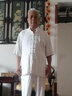 罗蒙（ROMON）中老年唐装男25夏季中国风亚麻套装棉麻短袖夏装服装中式半袖男装 白色 L 170码105-115斤推荐 晒单实拍图
