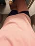 【京东直采】重磅纯棉 圆领短袖男款t恤衣服女士t恤服装真5折专场 粉色（短袖） M （95-110斤） 实拍图