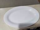 友来福鱼盘陶瓷蒸鱼盘白瓷盘子家用12英寸纯白西餐盘饺子盘酒店家用商用 实拍图