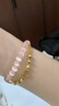 周大福甜蜜心形金珠黄金手链女16.25cm约4.95g EOF63生日礼物 实拍图