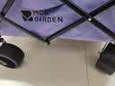牧高笛（MOBIGARDEN）营地车 户外露营大容量宽轮双刹折叠推车星际 NX23689009 树藤紫 实拍图