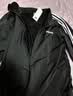 adidas休闲舒适三条纹立领夹克外套男装秋季阿迪达斯官方轻运动 黑色/白（推荐选大一码）   2XL 实拍图