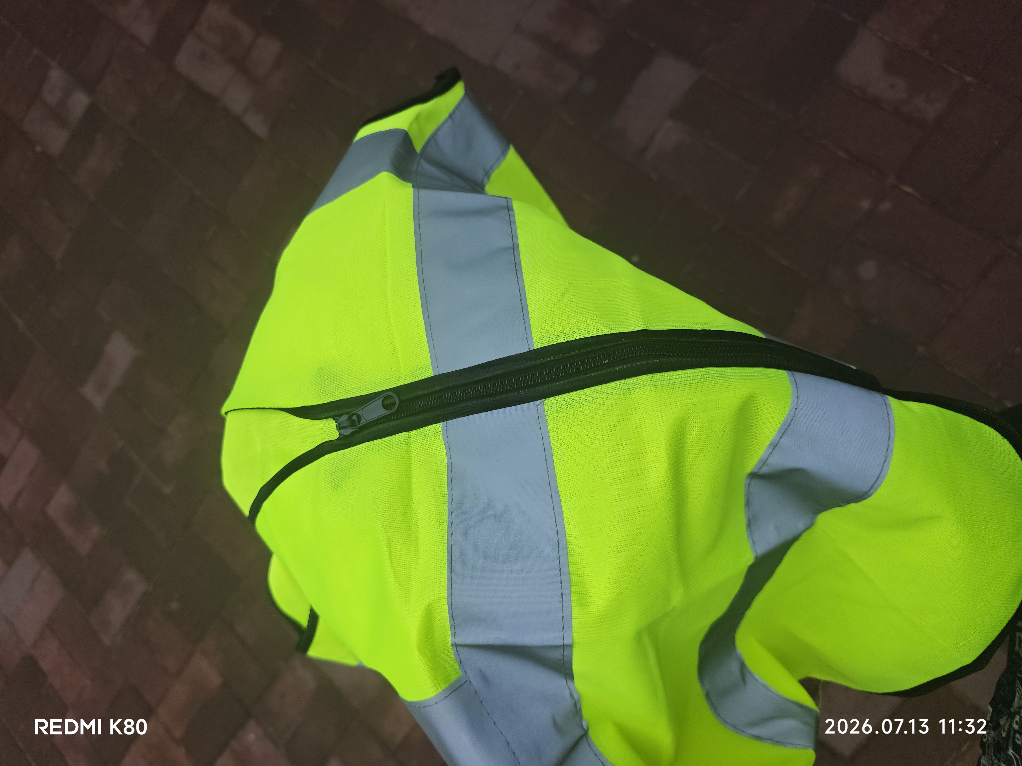 准航反光背心反光马甲定制logo印字反光衣工地环卫年检警示施工服透气 实拍图