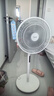 美的（Midea）【飓风节能】七叶柔风立式电风扇/家用轻音落地扇/台式小型风扇/大风力遥控定时摇头风扇 SAH35BSJ 实拍图