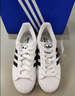 阿迪达斯（adidas）三叶草小白鞋黑标贝壳头轻便经典SUPERSTAR男女板鞋运动鞋LA1384 晒单实拍图