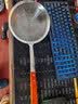 GEEGO304不锈钢漏勺捞面勺家用厨房长柄油炸饺子捞勺过滤网筛大号笊篱 【双挂钩】实木柄漏勺18cm 实拍图