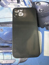 奶小鸭 适用苹果13手机壳 iphone13保护套镜头全包超薄透明磨砂防摔软壳男女款 深空黑 实拍图