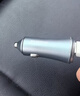 纽曼车载充电器Max120W适用VIVO/OPPO超级快充闪充汽车转换器铝合金双usbA快充头一拖二点烟器 配A-C线 实拍图