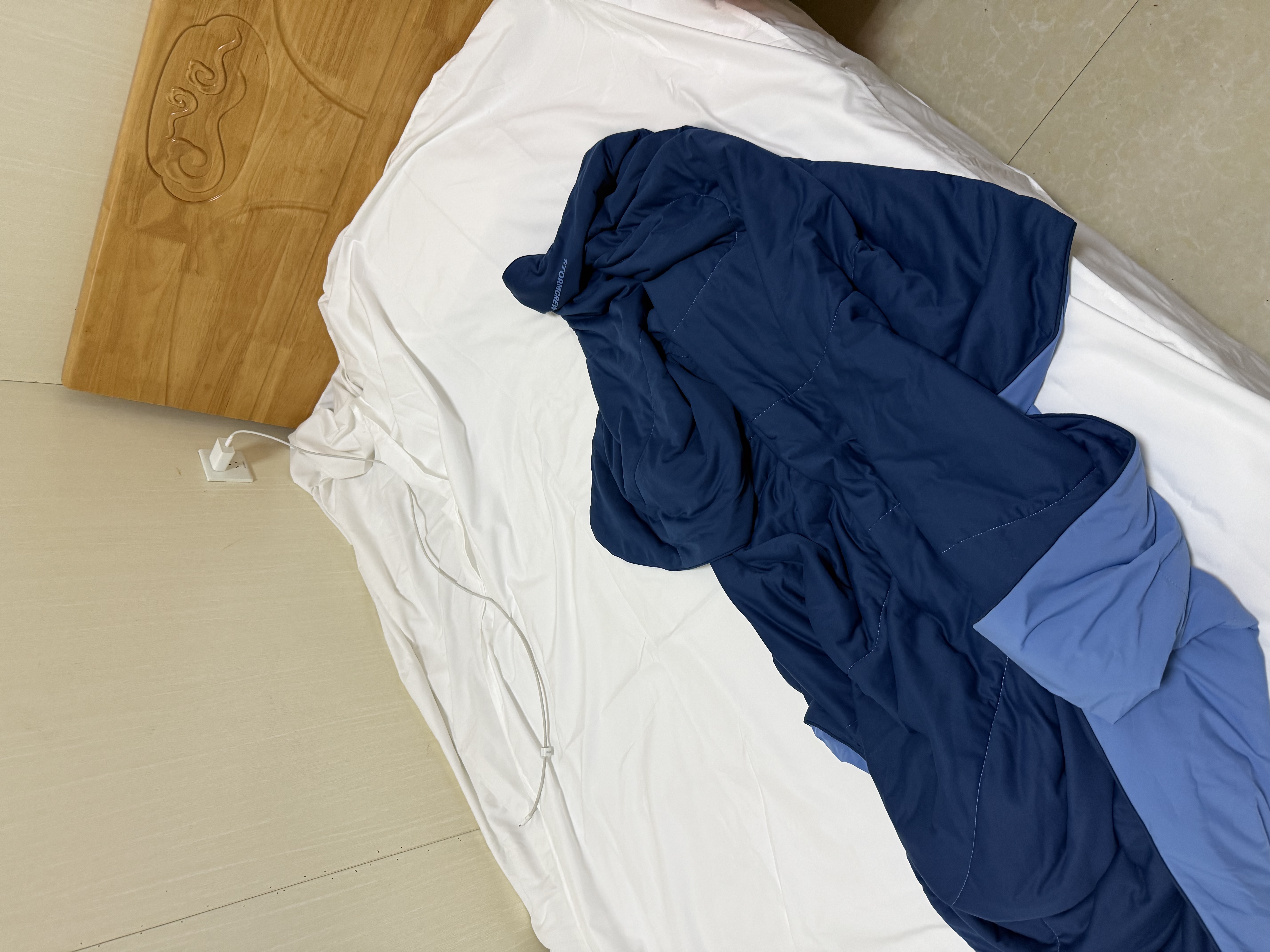 京东京造 白床单制式床单 A类抗菌加厚军训学生宿舍内务单人单件120*210cm 实拍图