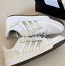 adidas ENTRAP美式校园风运动少年感复古篮球风板鞋男女阿迪达斯 白色/暗银金属/树脂黄   38 实拍图