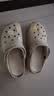 卡骆驰（CROCS）新款厚底云朵洞洞鞋送女友礼物206750 骨白色   39-40 实拍图