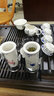 杰艺红茶茶具套装玻璃双耳冲茶器整套陶瓷青花过滤茶壶耐热泡茶器 红茶套组--(水点桃花) 普通安全包装 实拍图