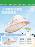 Kocotreekk树宝宝防晒帽防紫外线婴童护颈大披肩帽夏季卡通 实拍图