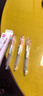 得力（deli）简约按动红色中性笔 秒干墨水 0.5mmST笔头学生中性笔刷题笔红笔送老师 红色3支/盒SA379高考考试 实拍图