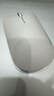 联想（Lenovo）无线蓝牙鼠标轻音鼠标 Air Handle轻音双模鼠标 便携办公鼠标 适用台式机一体机笔记本平板 白 实拍图