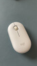 罗技（Logitech）PEBBLE 2.0 无线蓝牙鼠标 静音鼠标 办公鹅卵石便携 升级Pebble2代 白色 实拍图