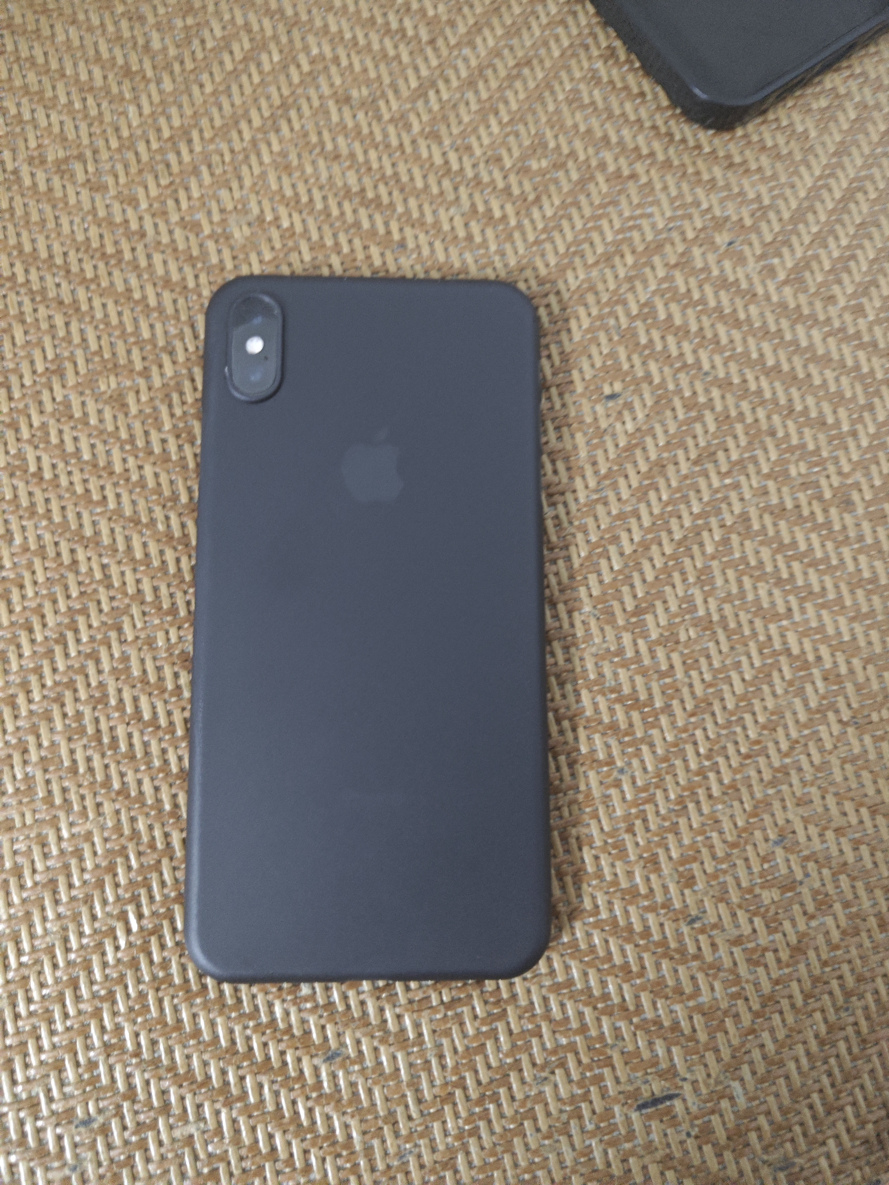 今舞 适用苹果x手机壳超薄磨砂iphonexs max全包防摔半软硬壳女男款商务PP类硅胶外壳保护套 XS Max透明黑 实拍图