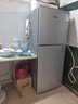 志高电冰箱双门家用节能冰箱出租屋冷藏冷冻环保迷你冰箱办公室公寓租房宿舍低噪电冰箱 【新品让利128L特卖款】银色一级能效S218 实拍图