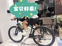 喜德盛山地自行车英雄600油压碟刹X6铝合金车架27.5轮径27速变速 暗夜雅白15.5寸(身高155-170) 实拍图