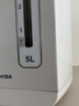东芝（TOSHIBA）10重安全保护电热水瓶饮水机5升316L母婴级不锈钢恒温水壶 调奶器 沸腾除氯TP-50DRTC(W) 实拍图