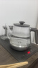 FUNORK全自动上水电热水壶煮茶烧水一体机茶台泡茶烧水壶茶几茶桌嵌入式抽水电茶壶茶具套装 1L 钛灰色-保温款（37*20cm） 实拍图