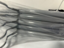 初舍（CHUSHE）衣架浸胶防滑无痕晾衣架衣挂衣服撑子加粗挂衣干湿两用银灰色10支家用 实拍图