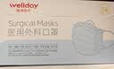 维德（WELLDAY）一次性成人医用外科口罩防尘防晒夏季薄款过敏透气独立装100只 实拍图