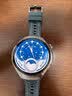 华为HUAWEI WATCH 5 46mm 基础款不锈钢表壳星河蓝素皮复合表带首创X-TAP智感窗eSIM通话手表 实拍图