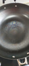 爱仕达（ASD）炒锅铸铁锅不锈无涂层平底家用铁锅炒菜锅32cm燃气电磁炉通用QB 实拍图