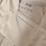 优衣库AIRism高弹力防紫外线拉链连帽开衫女装实测UPF100+483281 00 白色 XL 实拍图